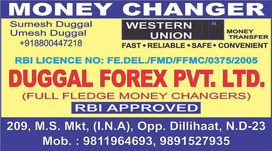 DUGGAL FOREX PVT. LTD.